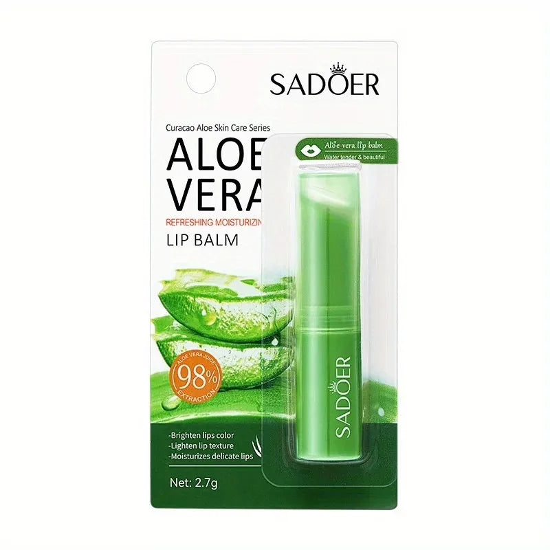 Lip Aloe Balm Moisturizing and Repairing Hydration Peaceful Pleasures Health and Wellness Aloe