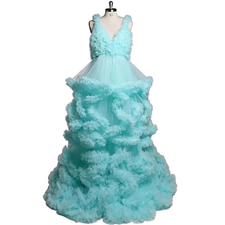 Split Flowy Maternity Photography Dress Photoshoot Baby Shower платье для беременных فساتين حوامل vestidos para embarazadas Peaceful Pleasures Health and Wellness A 4 US 10 China Mainland