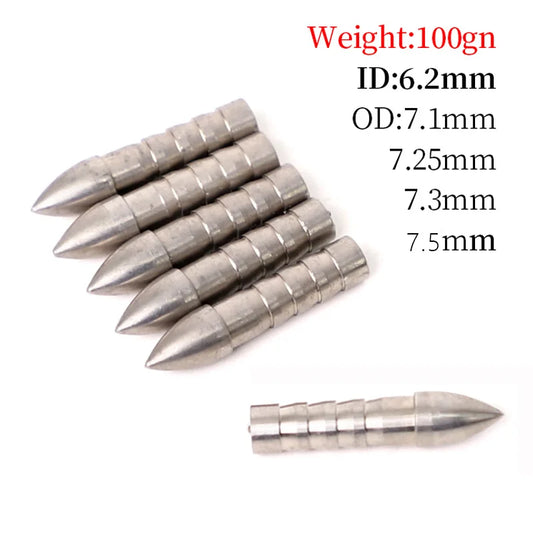 ID Arrowhead Tips 75 80 100grain Bow Arrow Outdoor Hunting Shooting Peaceful Pleasures Health and Wellness 80grain-7.25mm