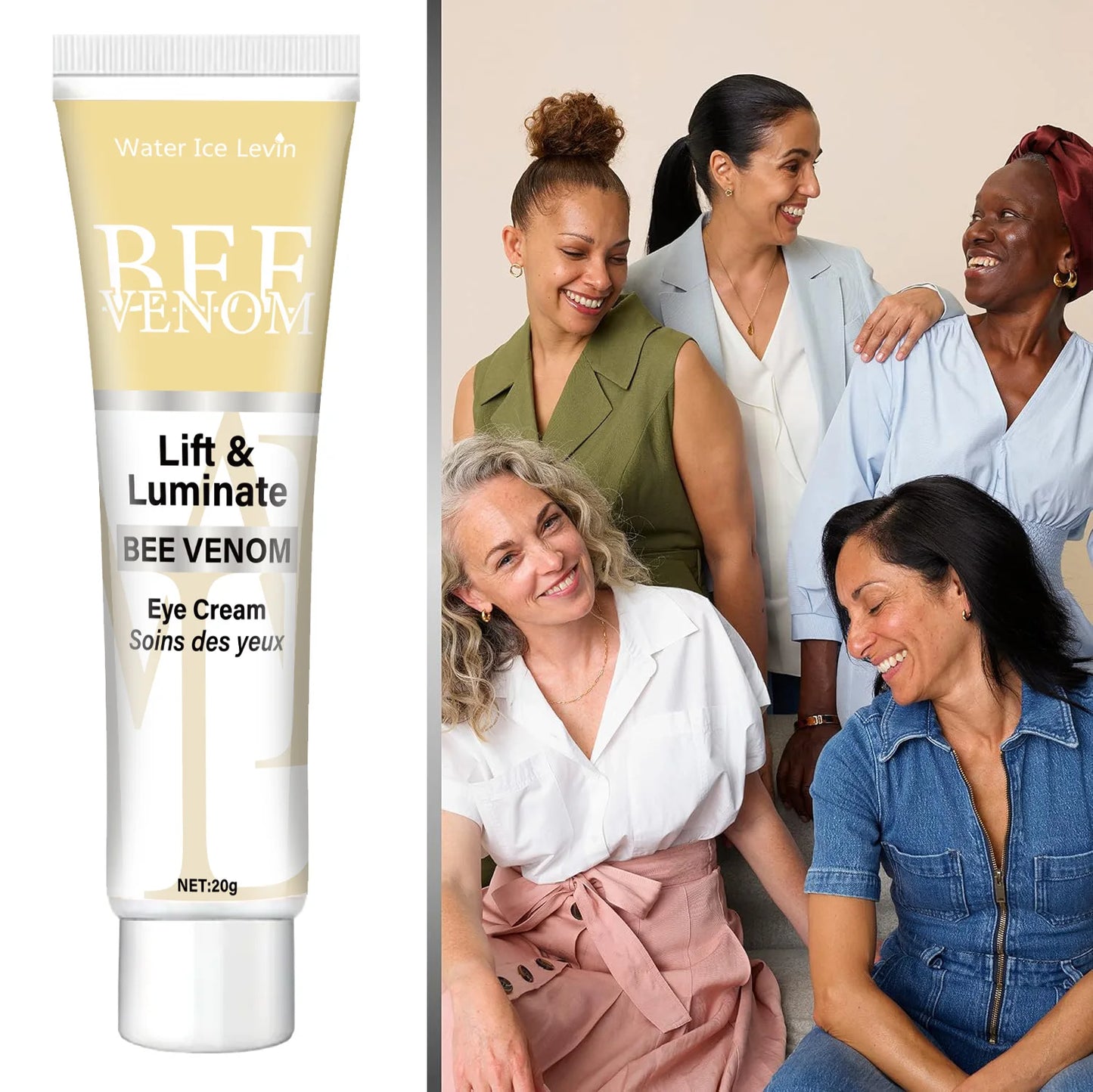 Bee Venom Eye Cream 20g – Moisturizing Eye & Lip Care Eye Cream Peaceful Pleasures Health and Wellness