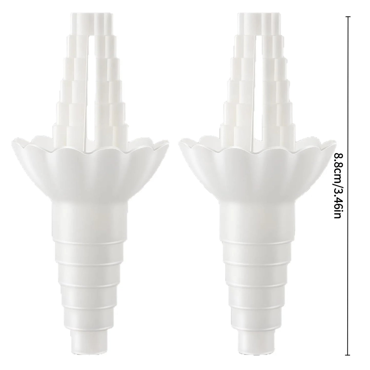 Universal Bottle Emptying Kit - Reusable Liquid Transfer Connector with No Waste Funnel Adapter, Compatible with Soap, Shampoo Peaceful Pleasures Health and Wellness