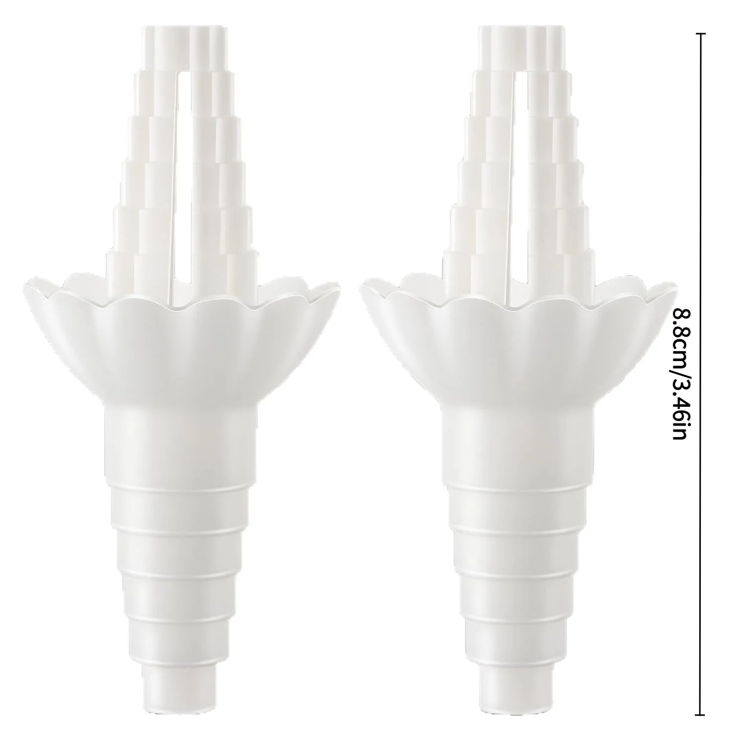 Universal Bottle Emptying Kit - Reusable Liquid Transfer Connector with No Waste Funnel Adapter, Compatible with Soap, Shampoo Peaceful Pleasures Health and Wellness