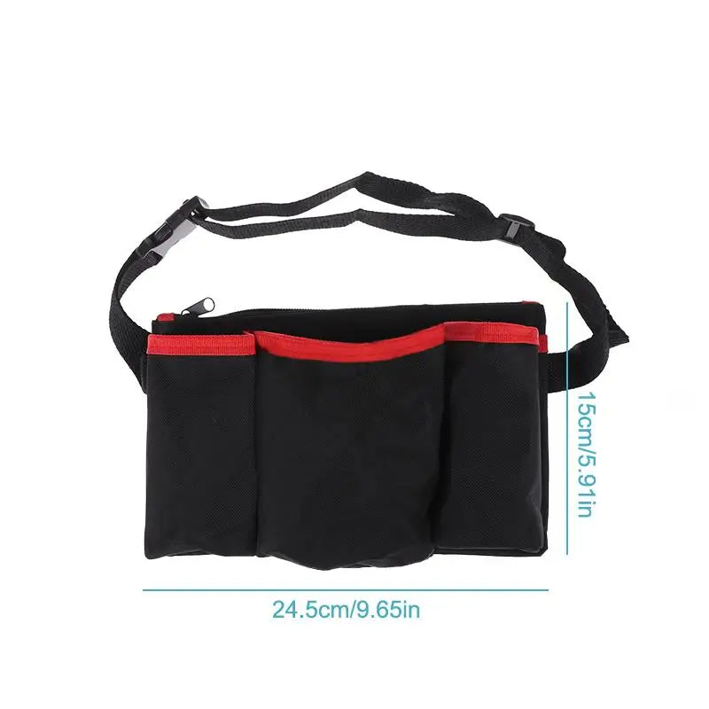 Oxford Tool Waist Bag – Multi-Pocket Belt Pouch for Work