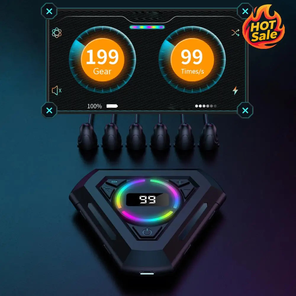 Auto Screen Clicker – RGB, Digital Display, 99 Clicks/Sec