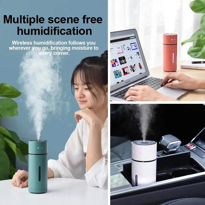 260ml Wireless USB Aromatherapy Diffuser & Cool Mist Humidifier