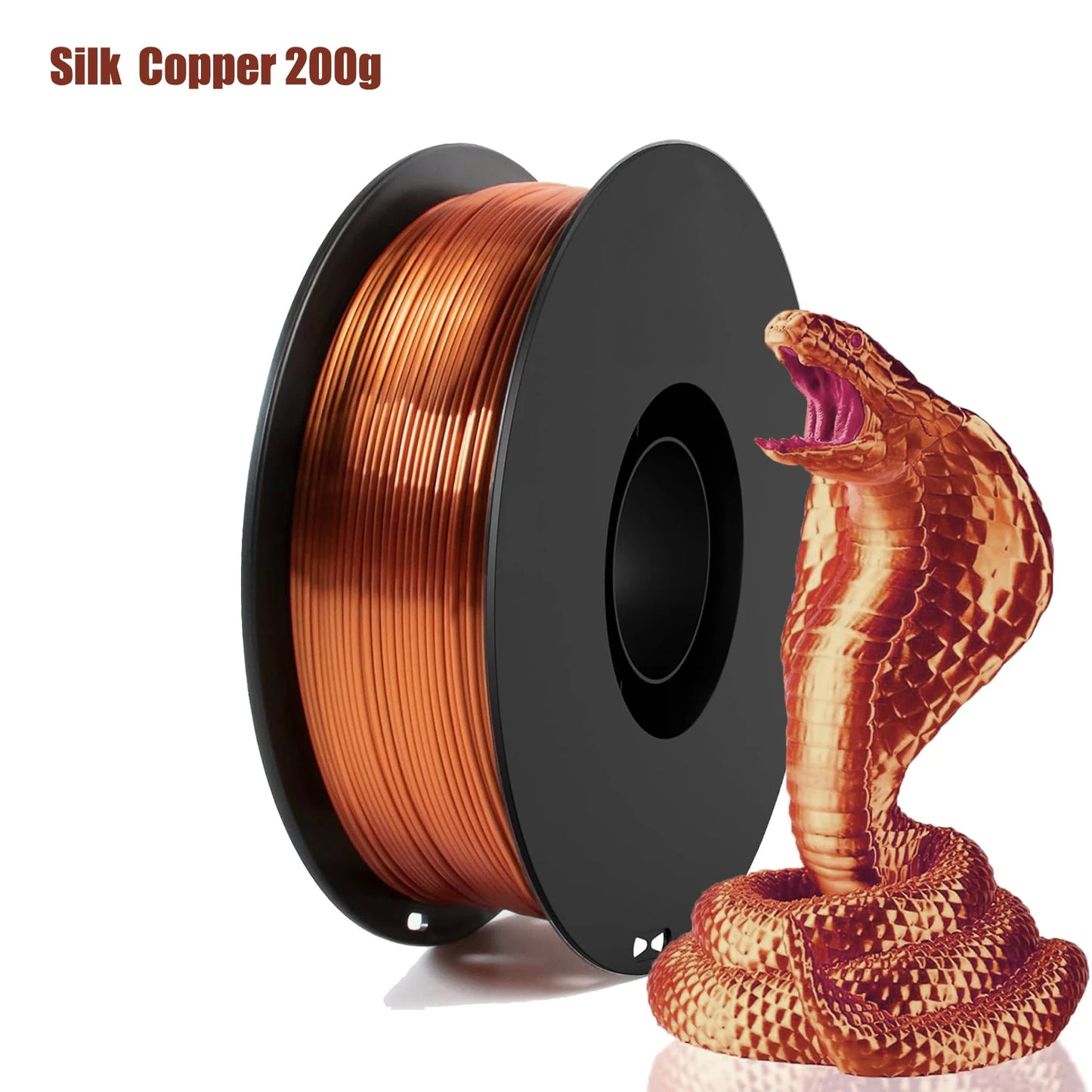 Silk PLA Filament 1.75mm Metal Shine 250g–1kg | DINGSUN 3D