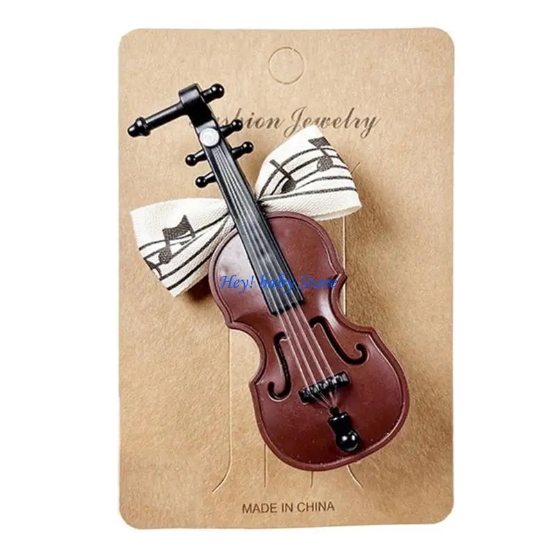 Music Note Hair Clips for Girls – Piano & Violin Barrettes