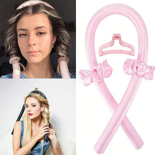 4-pcs Set No Heat Lazy Curling Wand Sponge Foam Rod Sleep Styling Hair Curler No Damage To Hair for Household Hairdressing Tools Peaceful Pleasures Health and Wellness
