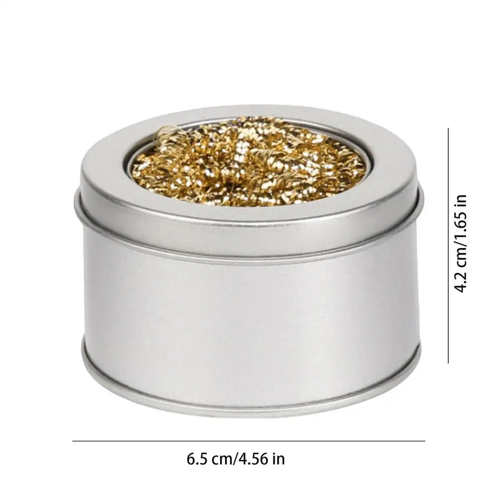 Brass Wire Soldering Tip Cleaner Ball | No-Water Mesh Cleaner