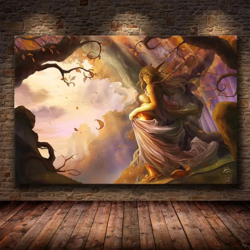 World of Warcraft HD Canvas Wall Art Poster | Unframed Print