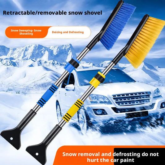 Extendable Car Snow Brush & Ice Scraper 70–85cm | 1-2 Pack Car Snow Brush Peaceful Pleasures Health and Wellness