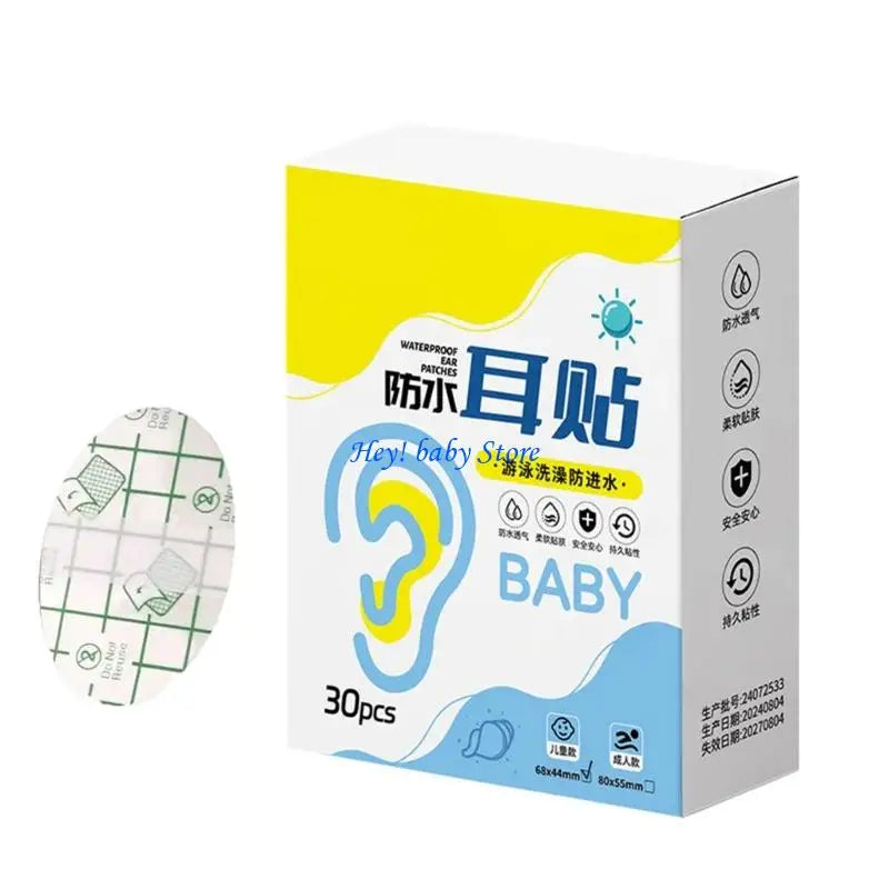 Disposable Baby Ear Guards – Water-Resistant Bath & Swim Covers