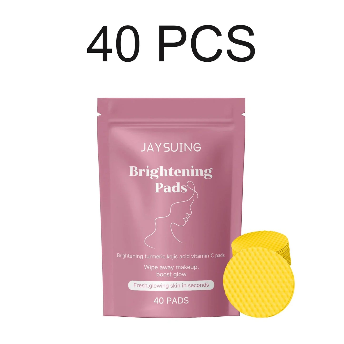 Turmeric Kojic Acid Brightening Cleansing Pads | Exfoliate & Glow