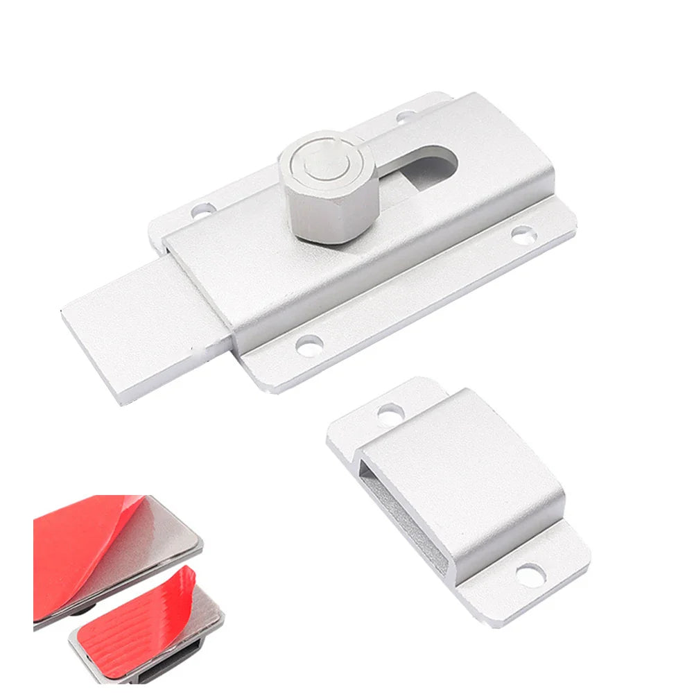 Aluminum Alloy Door Slide Lock Latch | Heavy-Duty Security Bolt