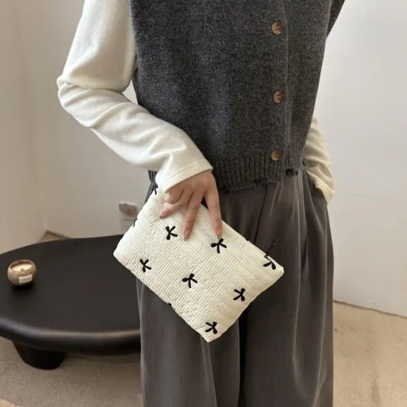 Bowknot Korean Style Clutch Bag – Women's Fashion Purse