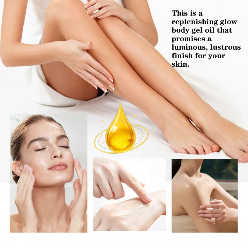 2PCS Amino Acid Body Oil+Body Lotion Body Skincare Set, Skin Care Oil, Body Lotion, Moisturizing and Hydrating Care Peaceful Pleasures Health and Wellness