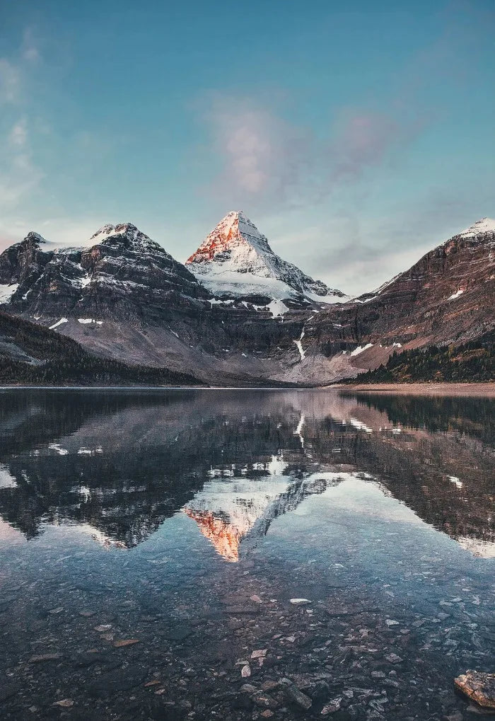 Natural Mountain Scenery Canvas Print | Modern Wall Art Canvas Wall Art Peaceful Pleasures Health and Wellness 2 40x60cm Unframed
