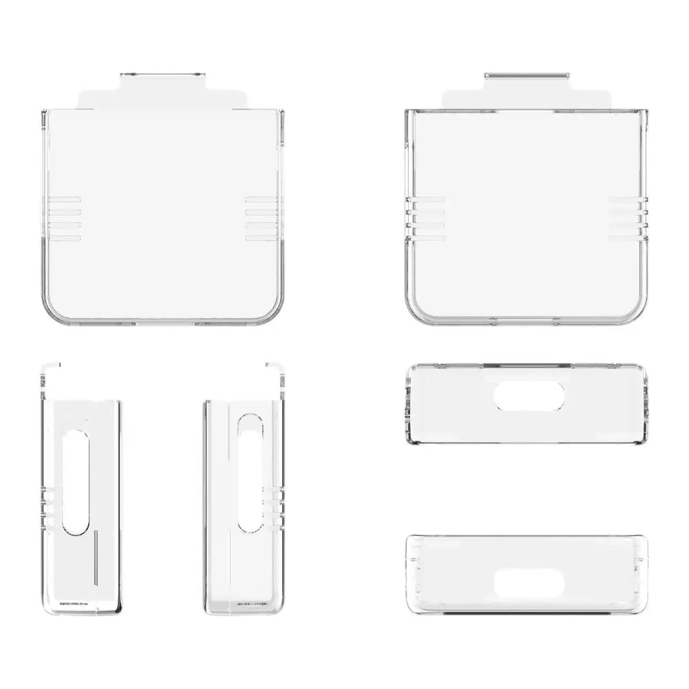 for Miyoo Flip/Miyoo Flip V2 handheld game console Transparent Hard Shell Anti Fall Dust-proof Protective Shell Game Accessories Peaceful Pleasures Health and Wellness A