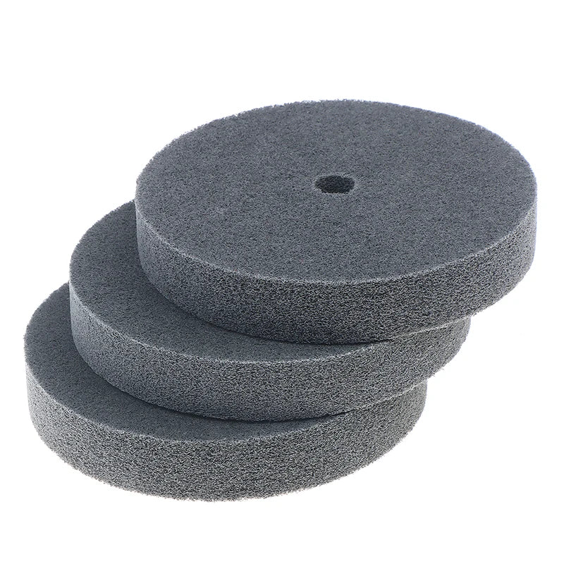 Metal Polishing Wheel 150*25mm Non-Woven Abrasive Disc Nylon Fiber 5P/7P/9P Options 180# For Polishing Peaceful Pleasures Health and Wellness