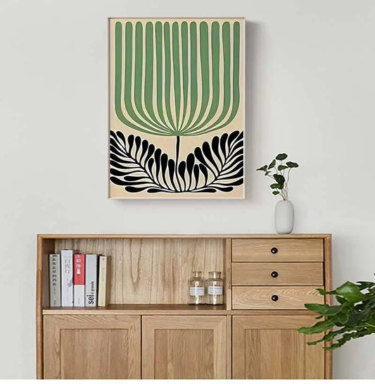Modern Abstract Canvas Wall Art Print | Unframed Waterproof Decor Canvas Wall Art Peaceful Pleasures Health and Wellness