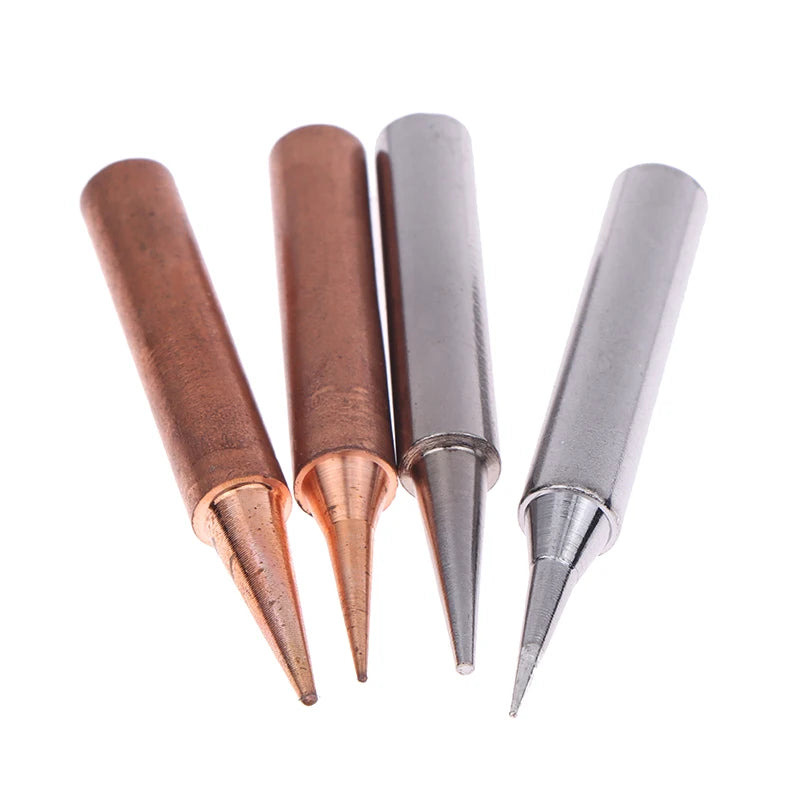 5pcs Solder Iron Tips Set Welding Accessories Lead-free Pure Copper 900M-T-B For Soldering Station Replace Peaceful Pleasures Health and Wellness