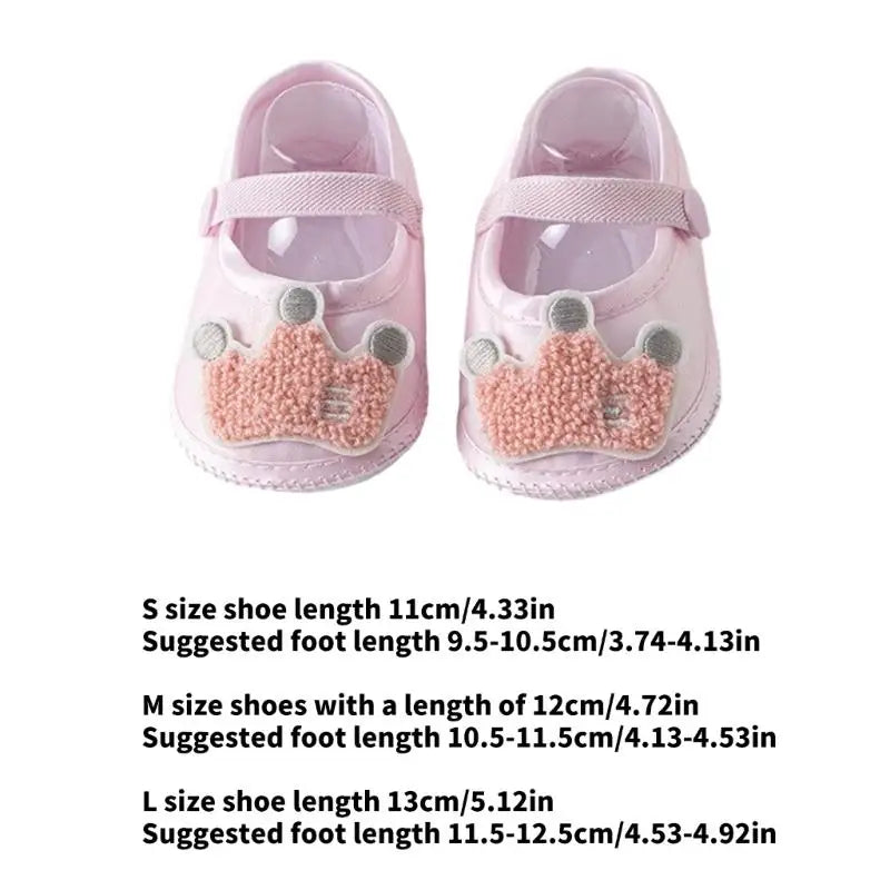 Baby First Walker Shoes – Soft, Nonslip & Breathable (0-1Y)