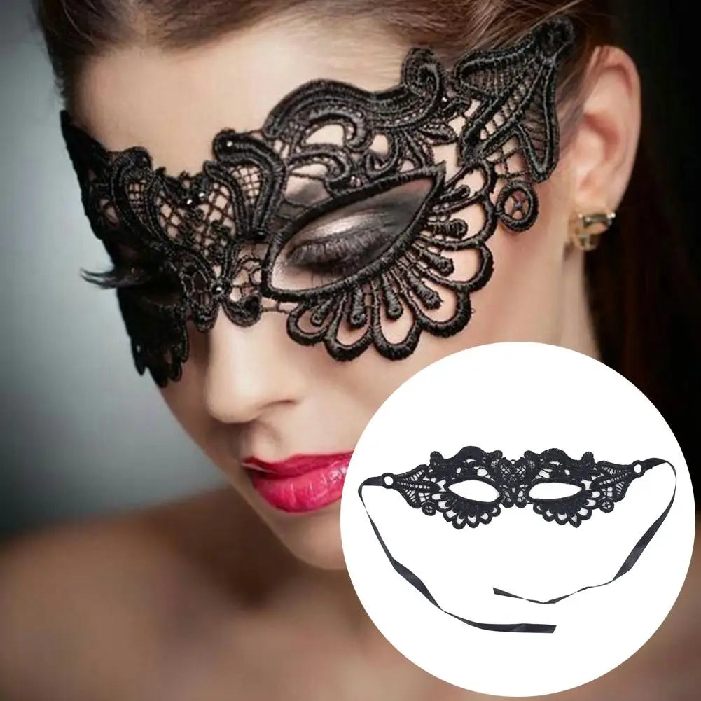 Women's Lace Masquerade Mask | Halloween Costume Party