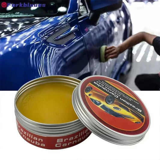 200g Carnauba Paste Car Wax Auto Paint Care Wax Brazilian Polishing Wax Paste High Gloss Shine Super Hydrophobic Coating Glazing Peaceful Pleasures Health and Wellness