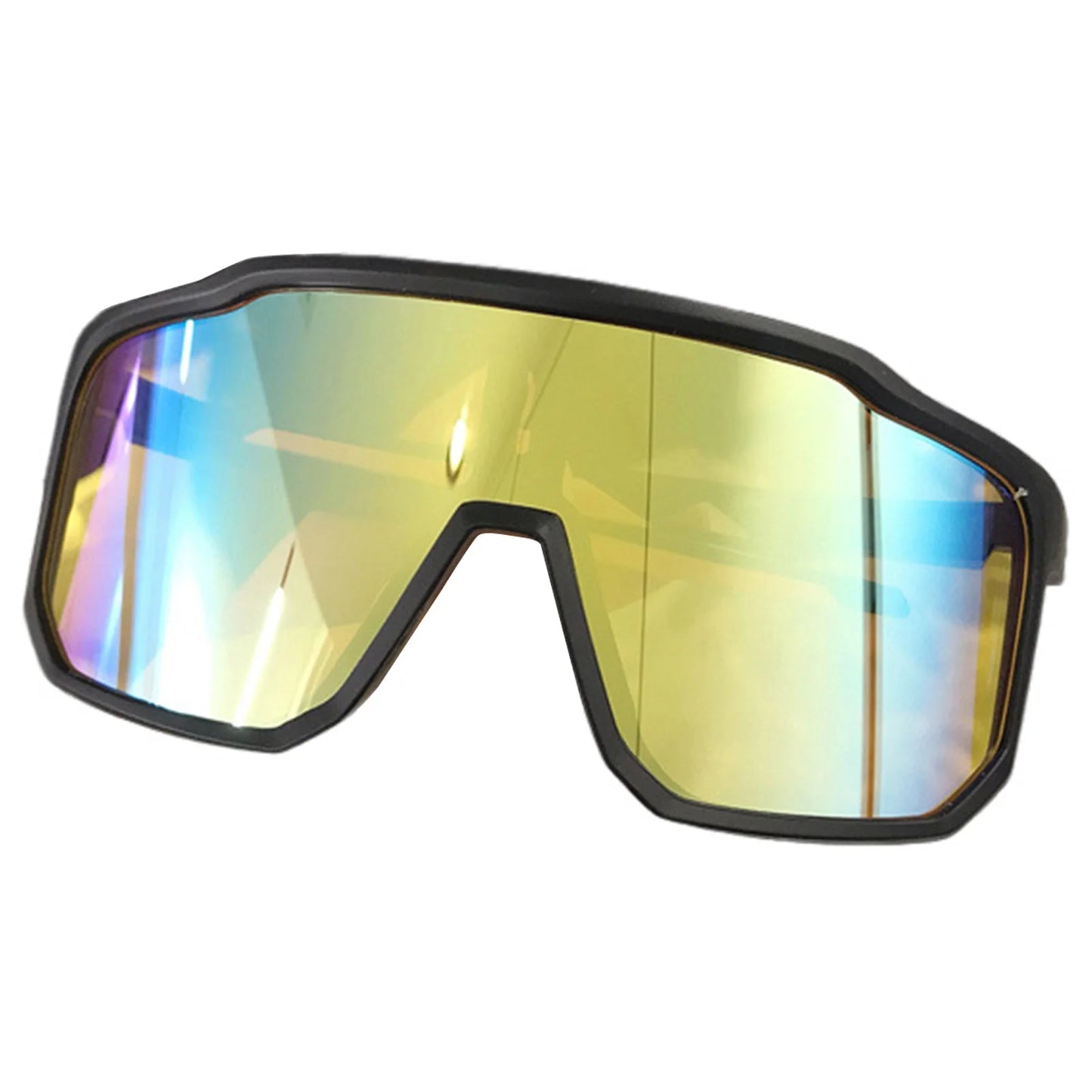 Windproof Cycling Glasses Lightweight Large Frame Sun Protection Goggles for Women and Girls Outdoor Wearings Peaceful Pleasures Health and Wellness E