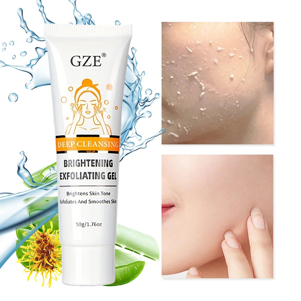 GZE Exfoliating Peeling Gel – Face Scrub for Bright Skin