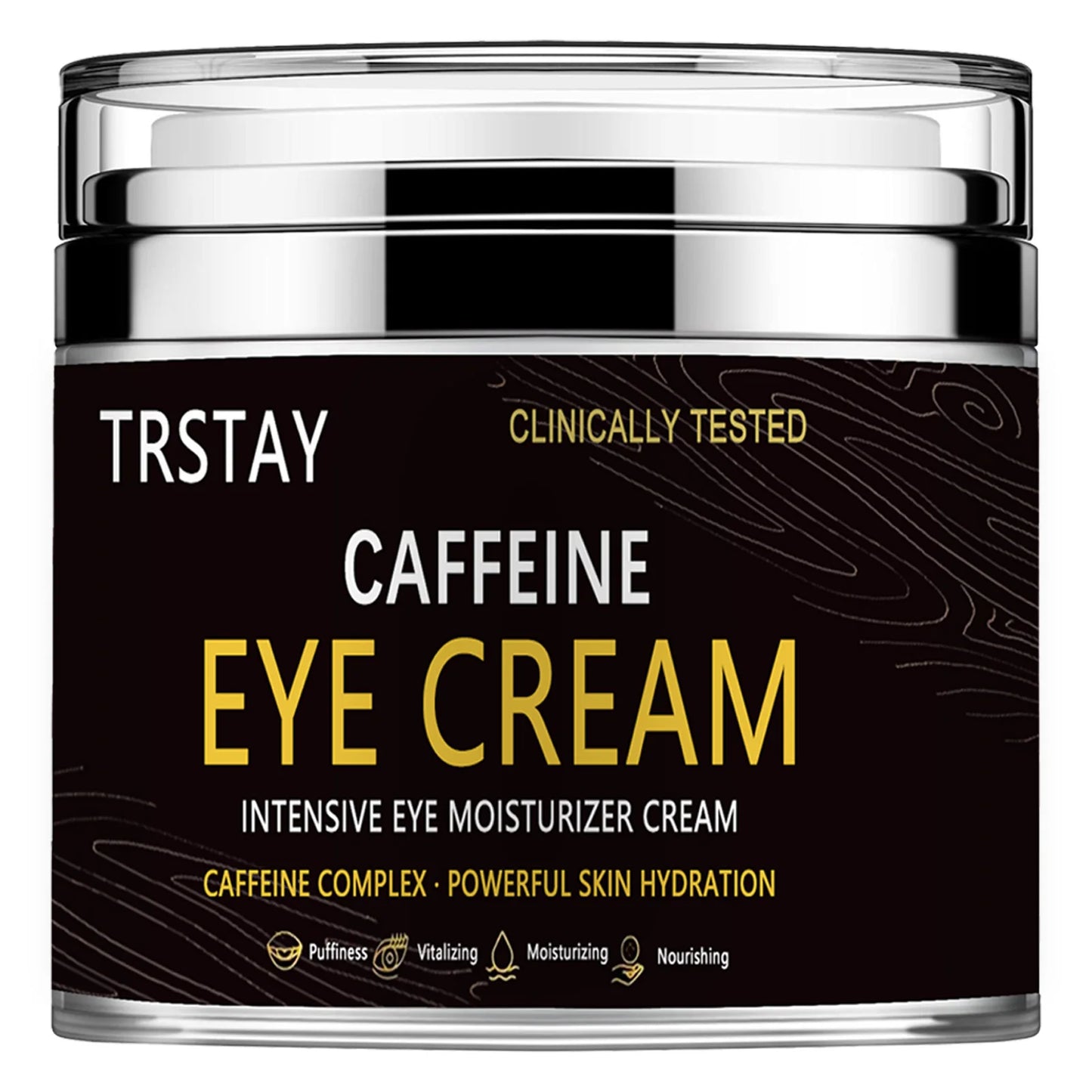 Caffeine Eye Cream For Anti Aging, Dark Circles, Bags, Puffiness. Great Under Eye Skin + Face Tightening, Eye Lift Treatment For Peaceful Pleasures Health and Wellness 5G