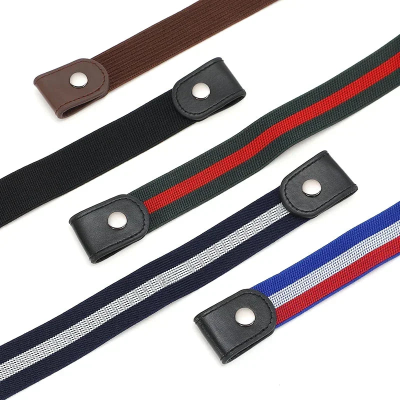 Buckle-Free Elastic Stretch Belt – Invisible Waist Band Unisex