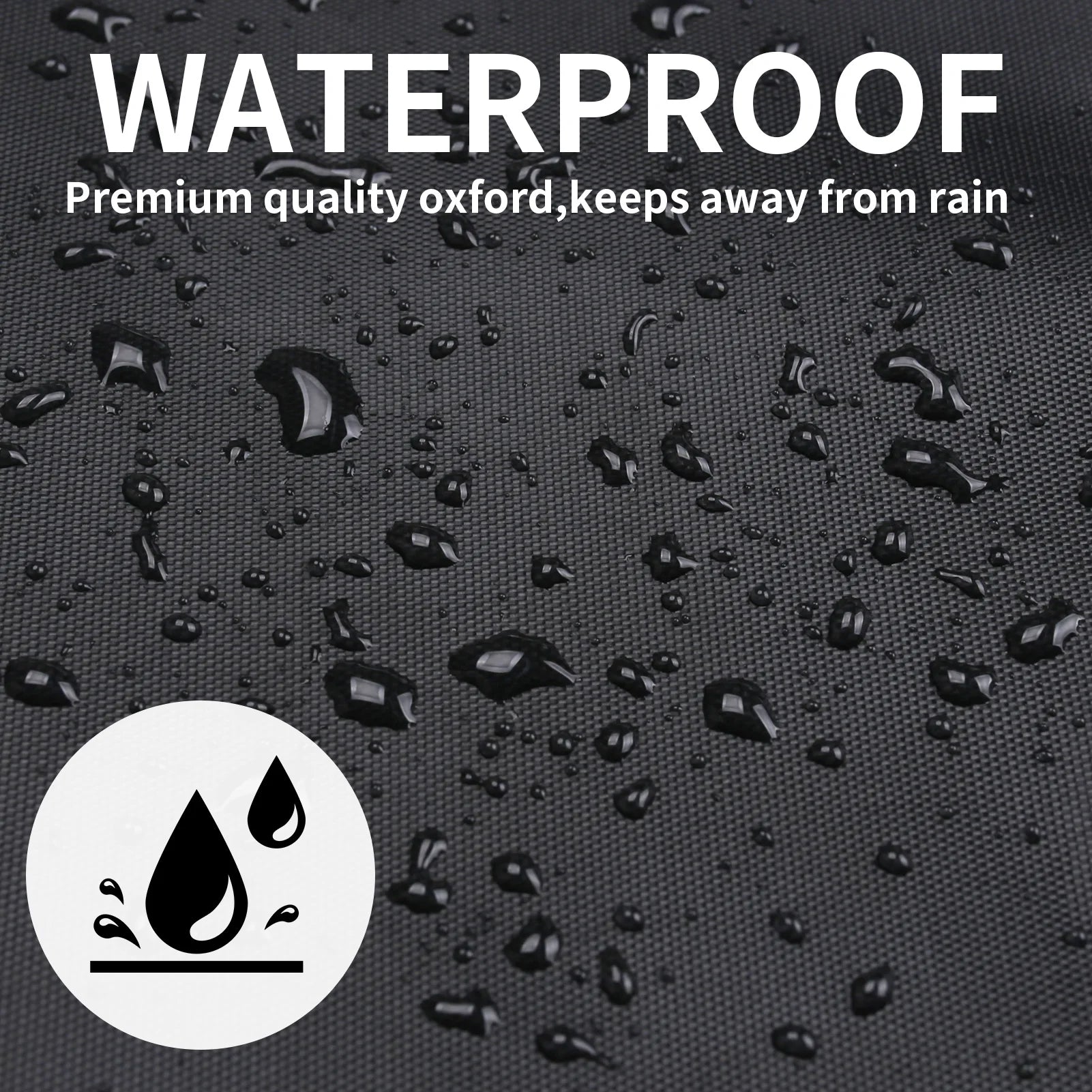 4 Style Large Grill Cover Rip-Proof Garden Waterproof BBQ Gas Furniture Covers Anti-UV Fade Resistant Adjustable Cover Black Peaceful Pleasures Health and Wellness