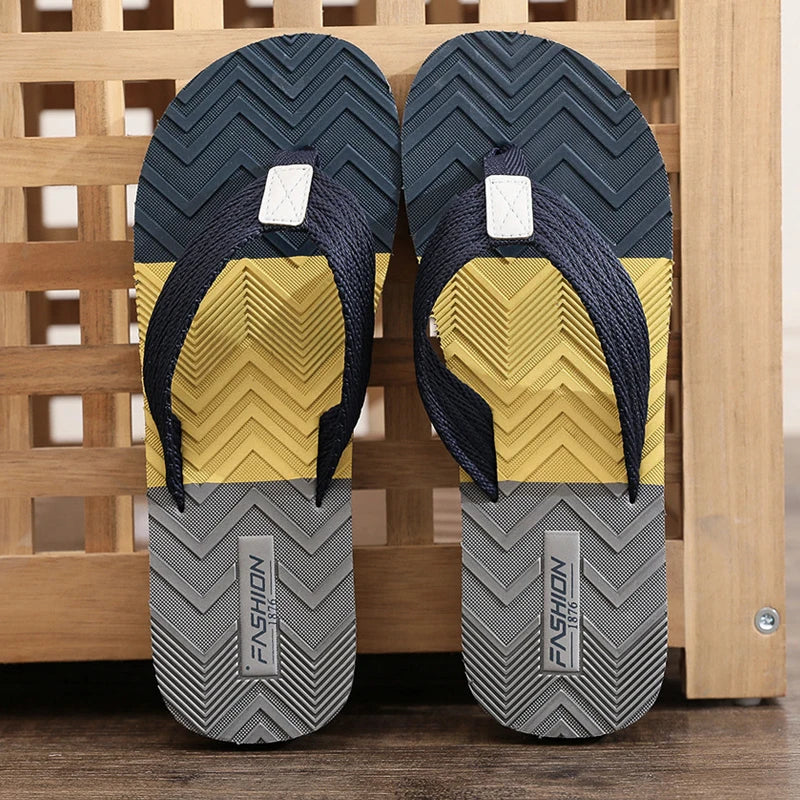 Men's Flip Flops Beach Slides – EVA Summer Sandals Sizes 40–44