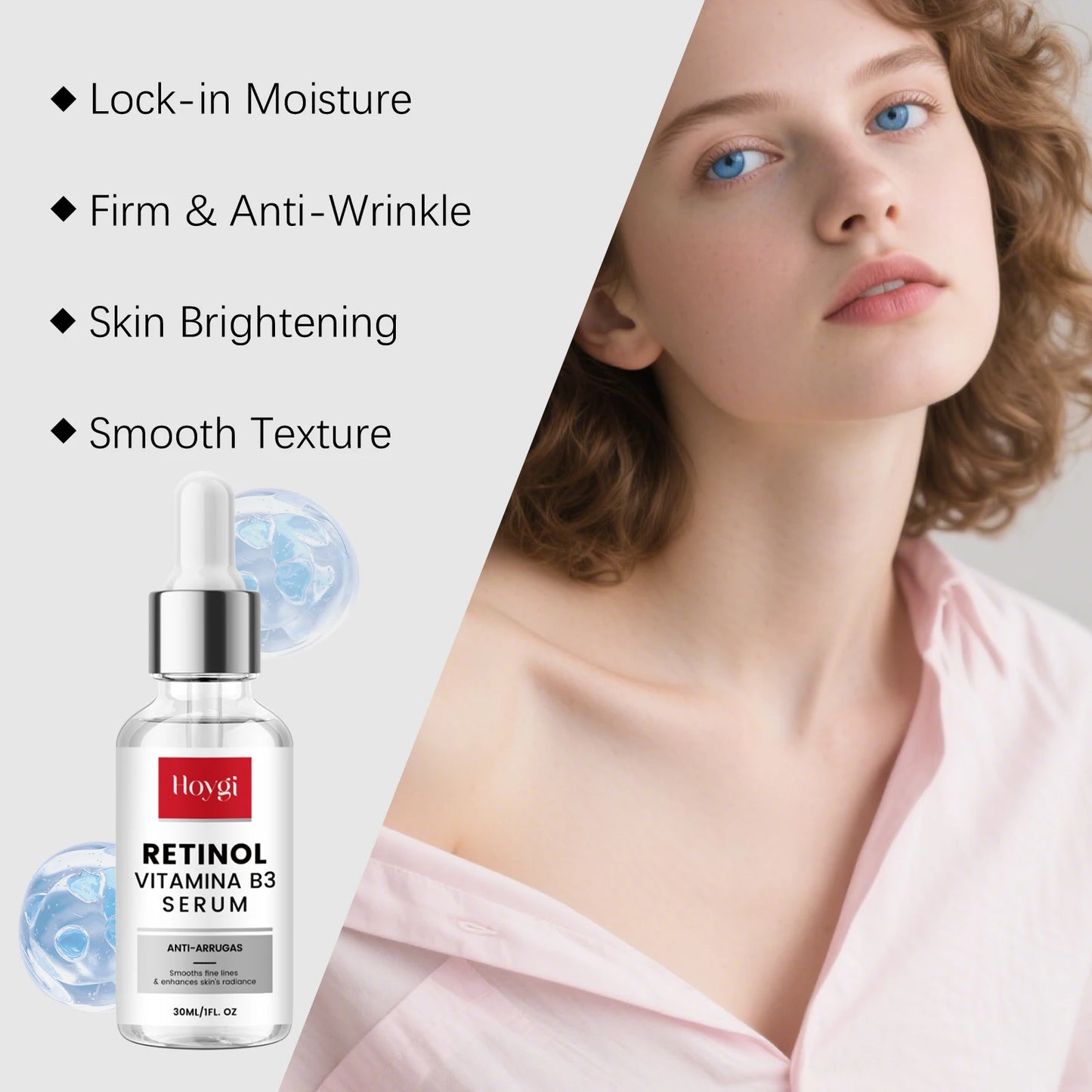 Retinol Anti-Aging Face Serum – Firms, Brightens & Hydrates