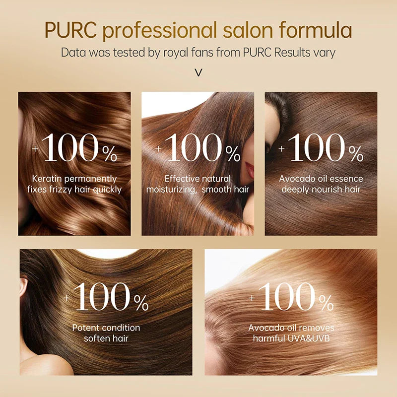PURC Keratin Hair Mask – Repair Split Ends & Deep Moisturize