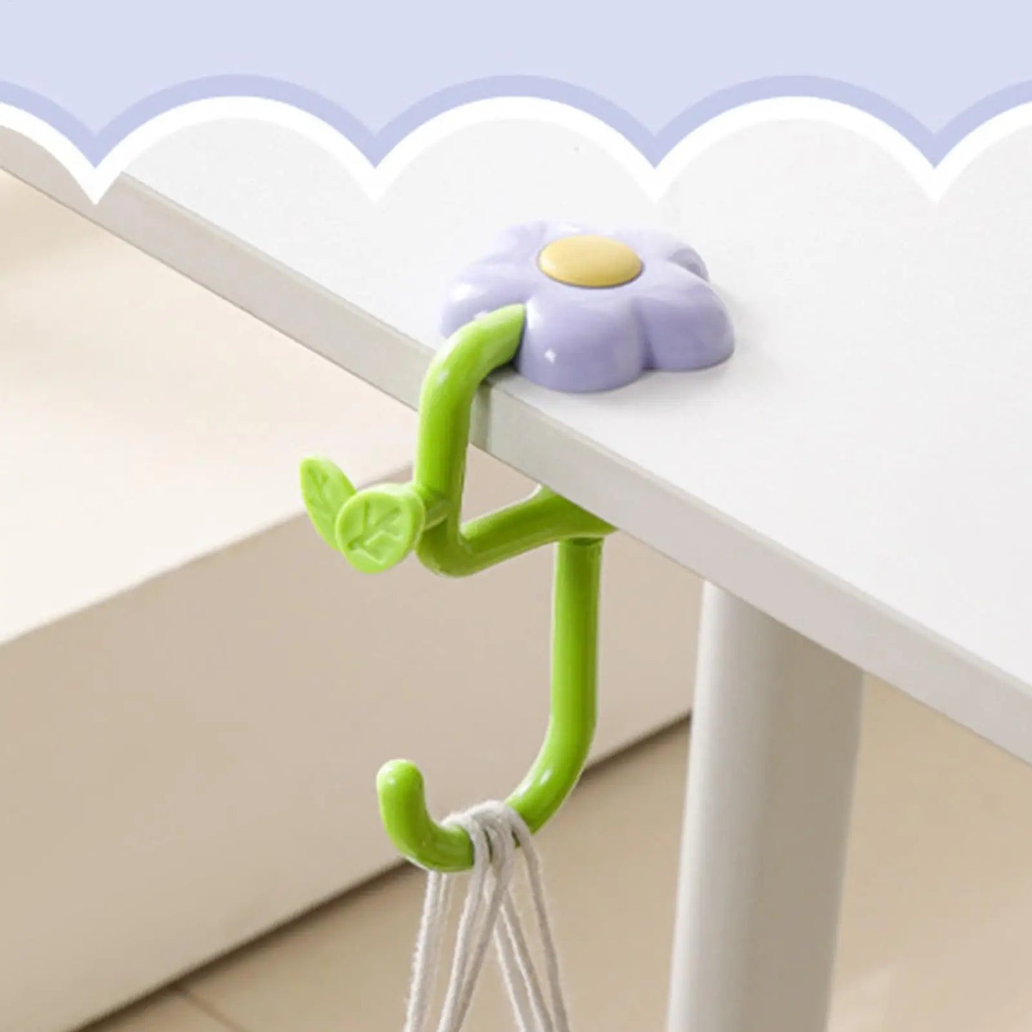 No-Drill Desk Bag Hook – Portable Table Side Hanger