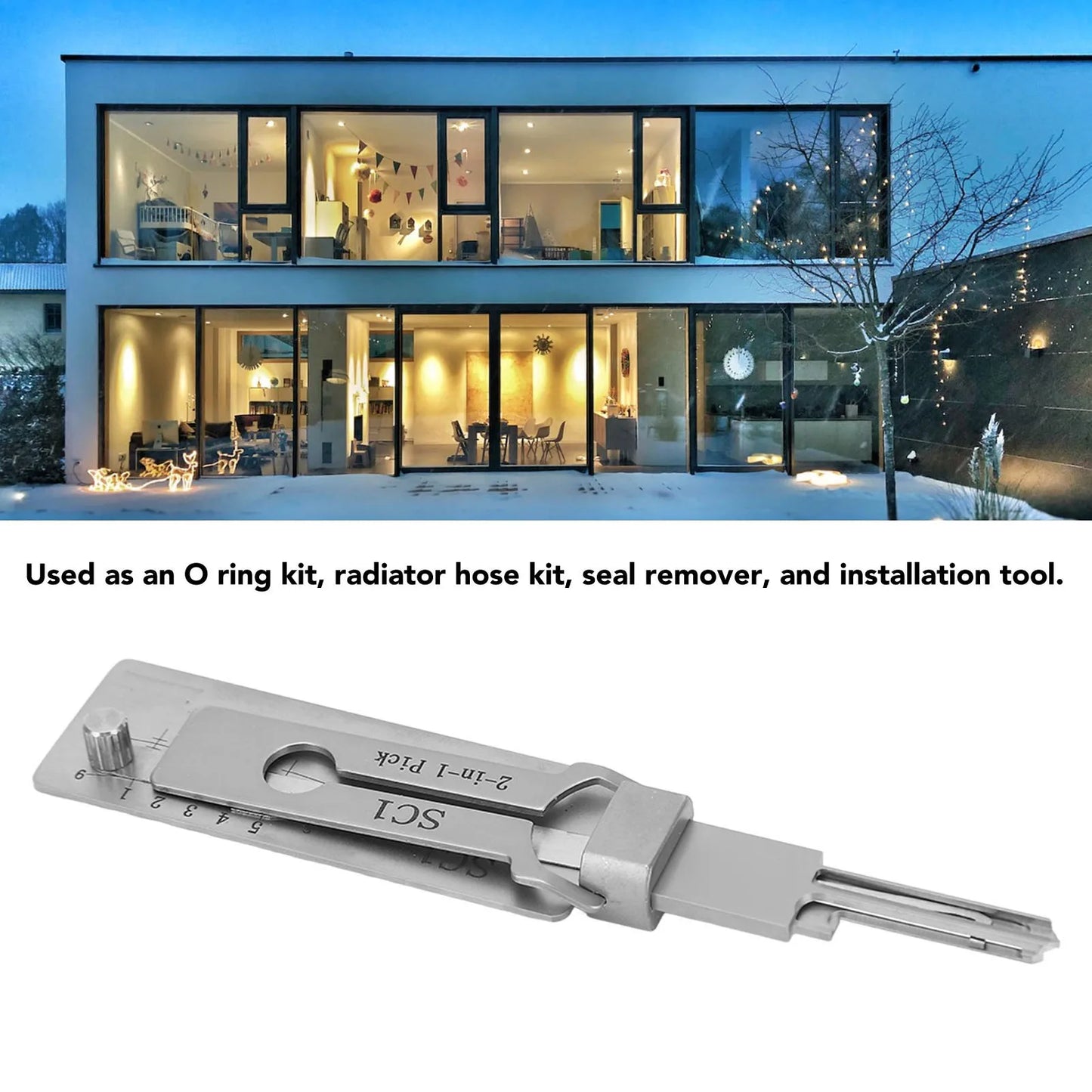 Hook Pickup Key Decoder 1 Stainless Steel Pick Up Tool Hardware