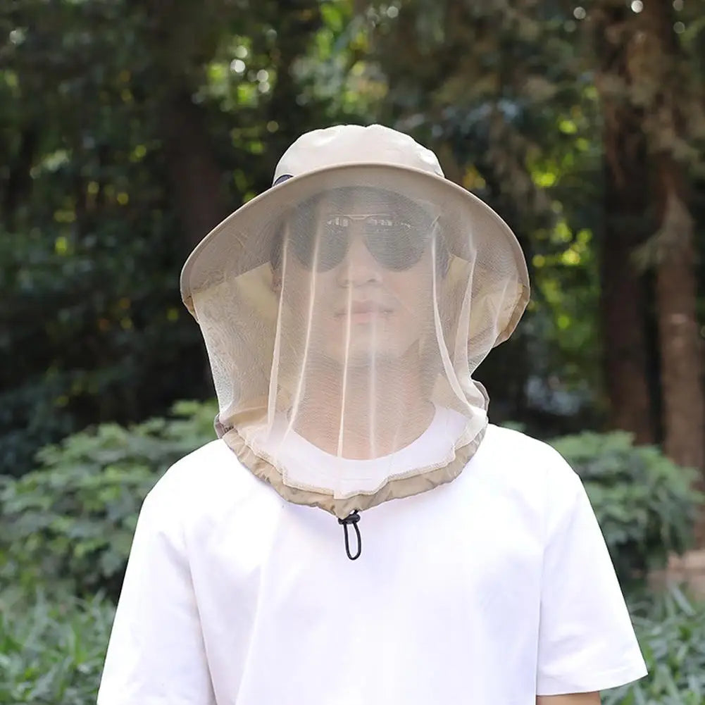Mosquito Head Net Hat | Full Mesh Bug Shield for Fishing & Outdoors