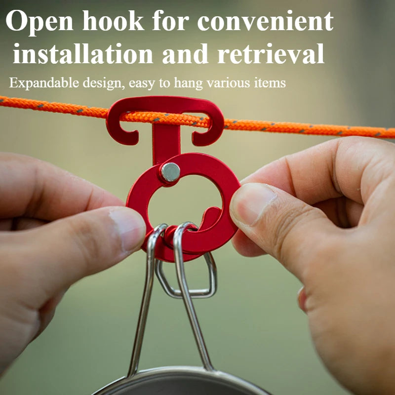 Aluminum Alloy Adjustable Tent Rope Buckles | 2-Pack Cord Lock Tent Rope Buckle Peaceful Pleasures Health and Wellness