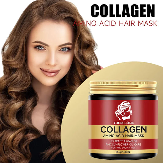Collagen Keratin Hair Mask 250g – Smooth, Moisturize & Revitalize Hair Mask Treatment Oasis Select