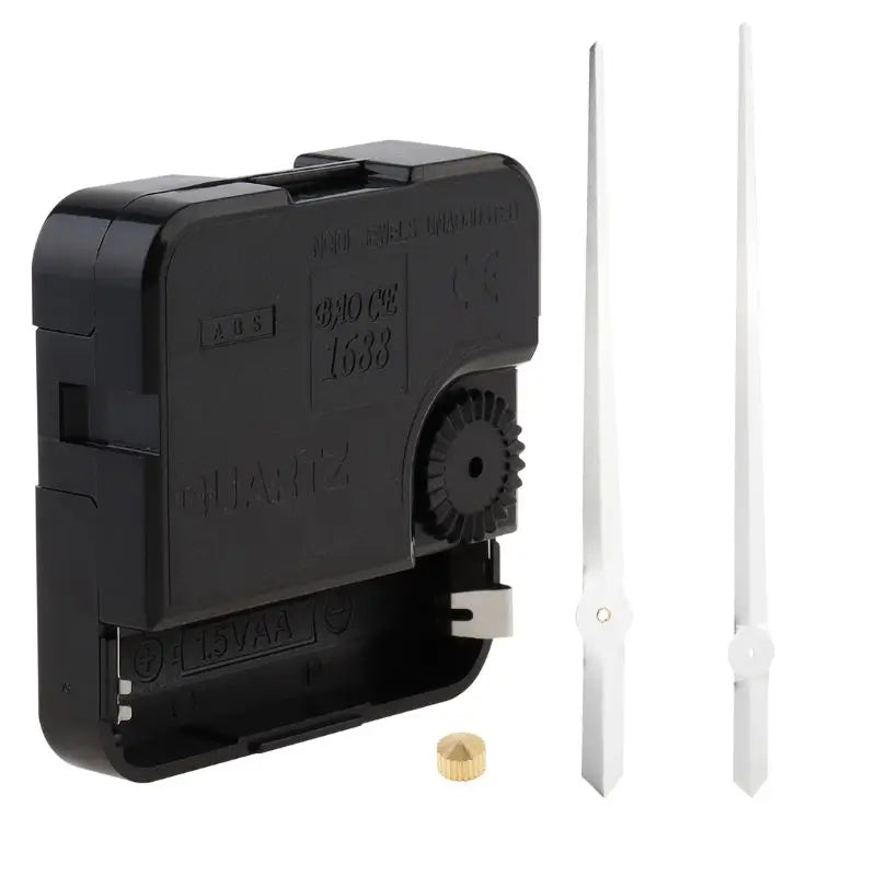 Wall Clock Mechanism Silent Quartz Movement Machine Wall Hands Silent Sweeping Second Movement with Pointer DIY, Repair Tools Peaceful Pleasures Health and Wellness