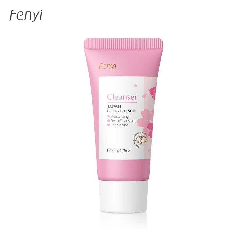 Cherry Blossom & Vitamin C Facial Cleanser 50g Peaceful Pleasures Health and Wellness Sakura face cleanser