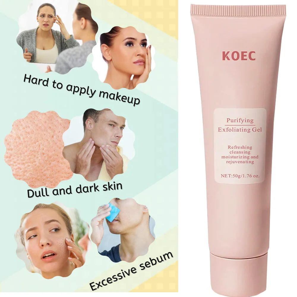 Revitalize Skin Fruit Acid Peeling Gel Facial Cleansing Exfoliating Peeling Scrub Deep Clean Acne Blackhead Remove Face Cleanser Peaceful Pleasures Health and Wellness