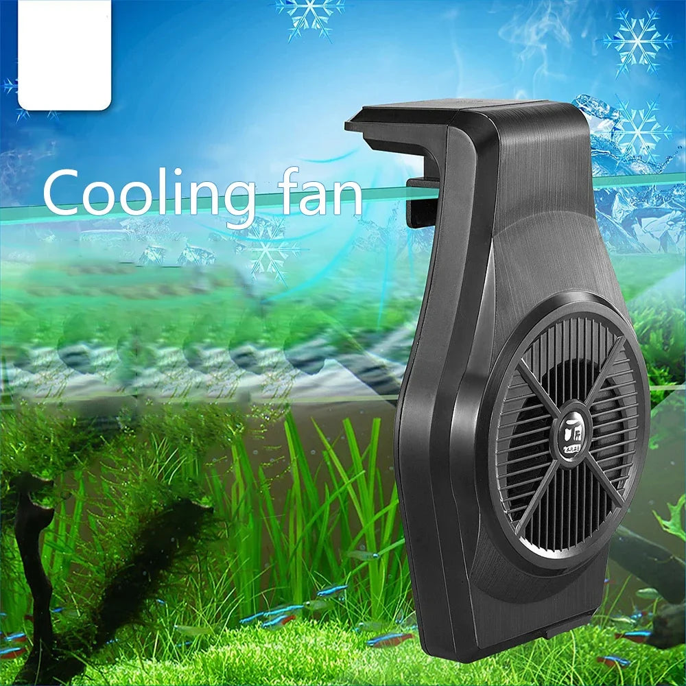 Wall-Mount Aquarium Cooling Fan | USB Fish Tank Air Chiller