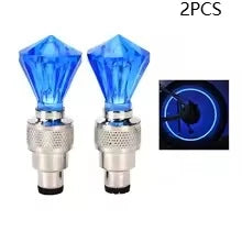 Rainbow Diamond Tire Valve Stem Light – Car Motorcycle Bike