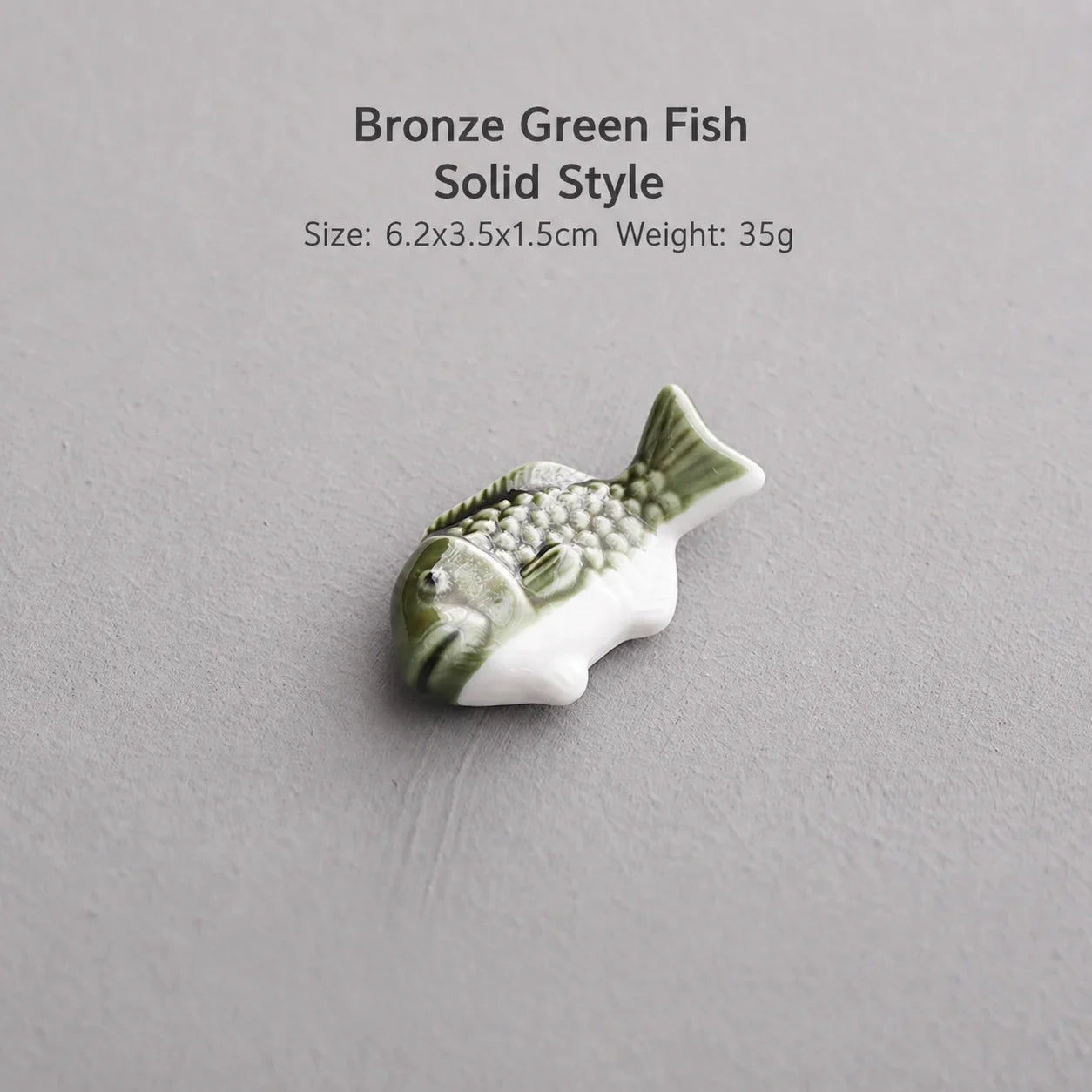 Ceramic Fish Chopstick & Pen Holder – Decorative Desk Ornament