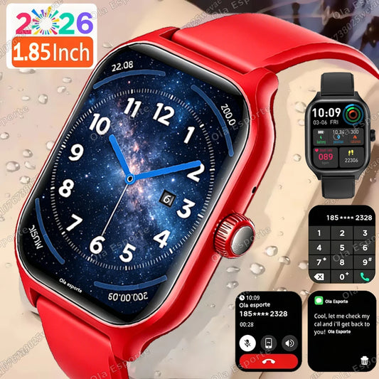 Ola Esporte Smart Watch – Bluetooth Call & Fitness Tracker 1.85" Fitness Smartwatch Peaceful Pleasures Health and Wellness