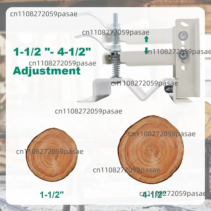 Woodworking Quick Clamp Log Fixing Holder | Steel Lumber Tool