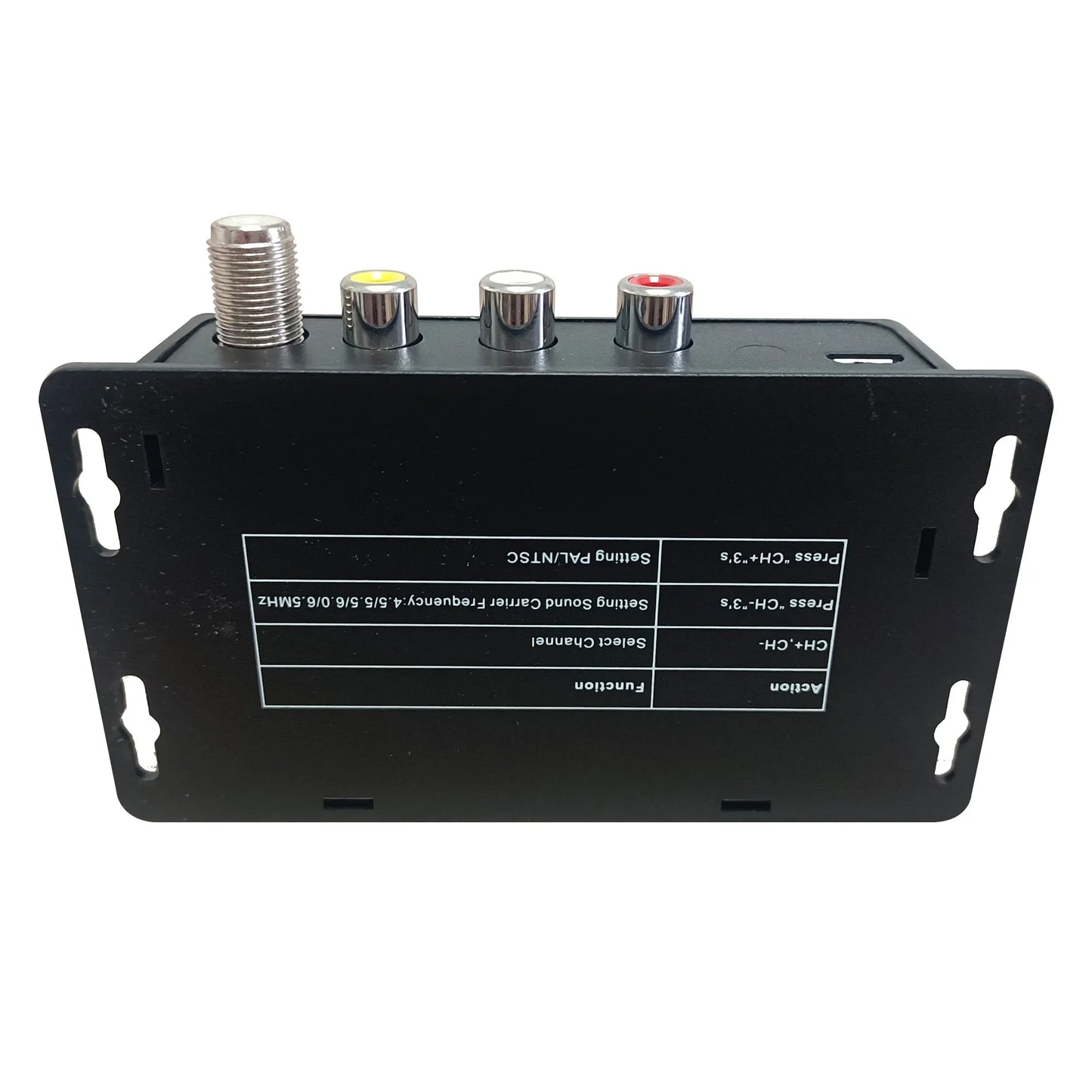 AV to RF Analog Modulator – Adjustable Cable TV Channel Mixer